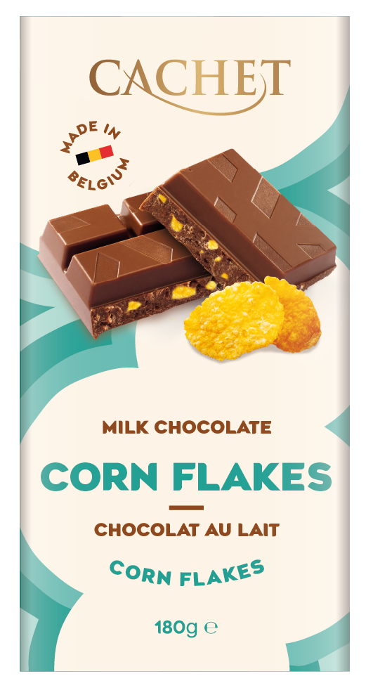 Mjölkchoklad med cornflakes – chokladkaka