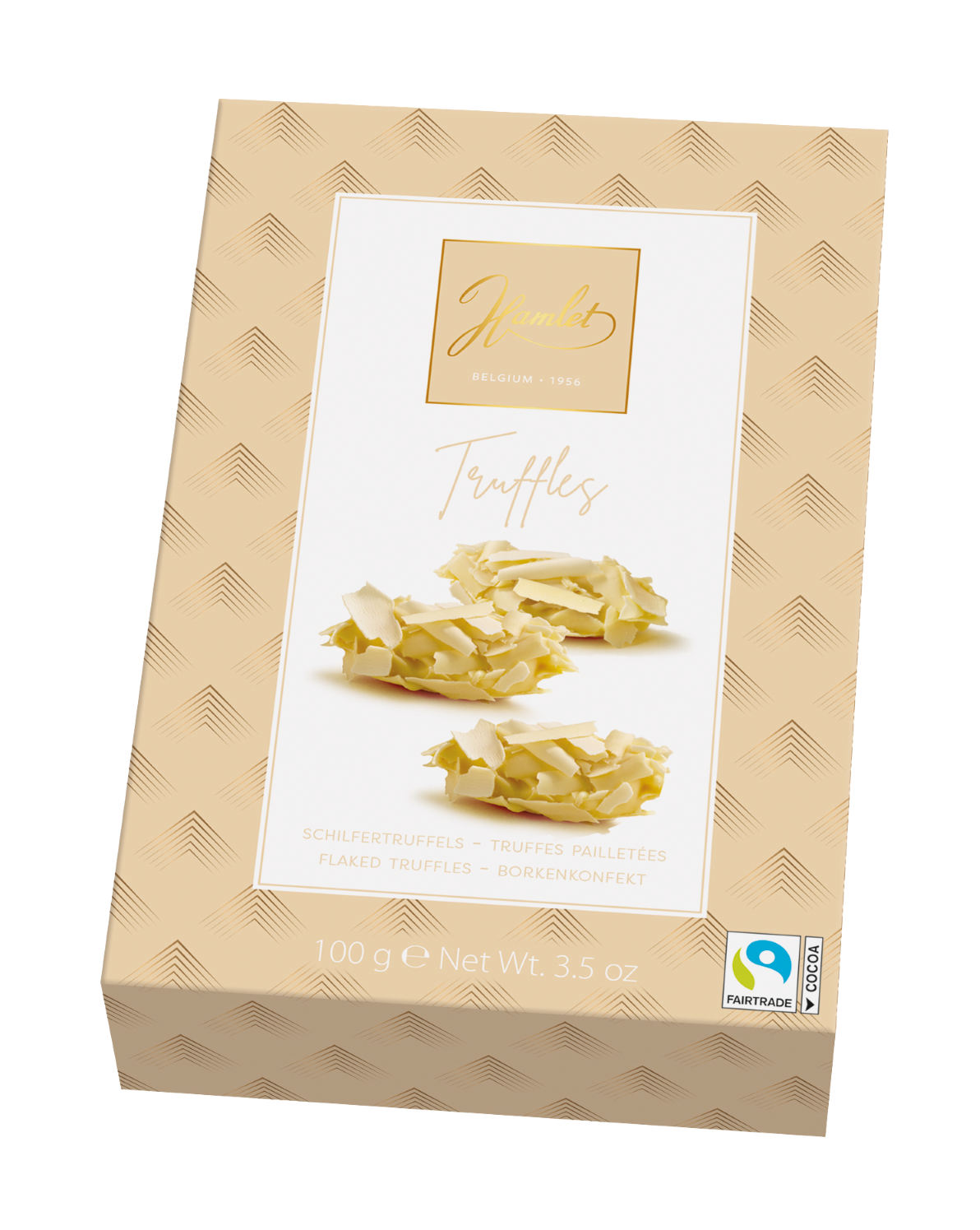 Flake tryfflar chokladask – Vit choklad