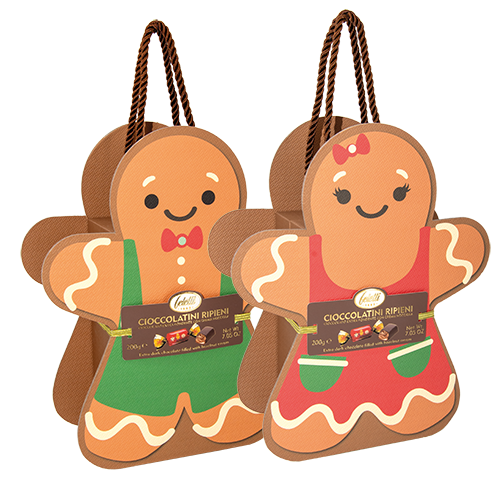 Pepparkaksfigurer – chokladask