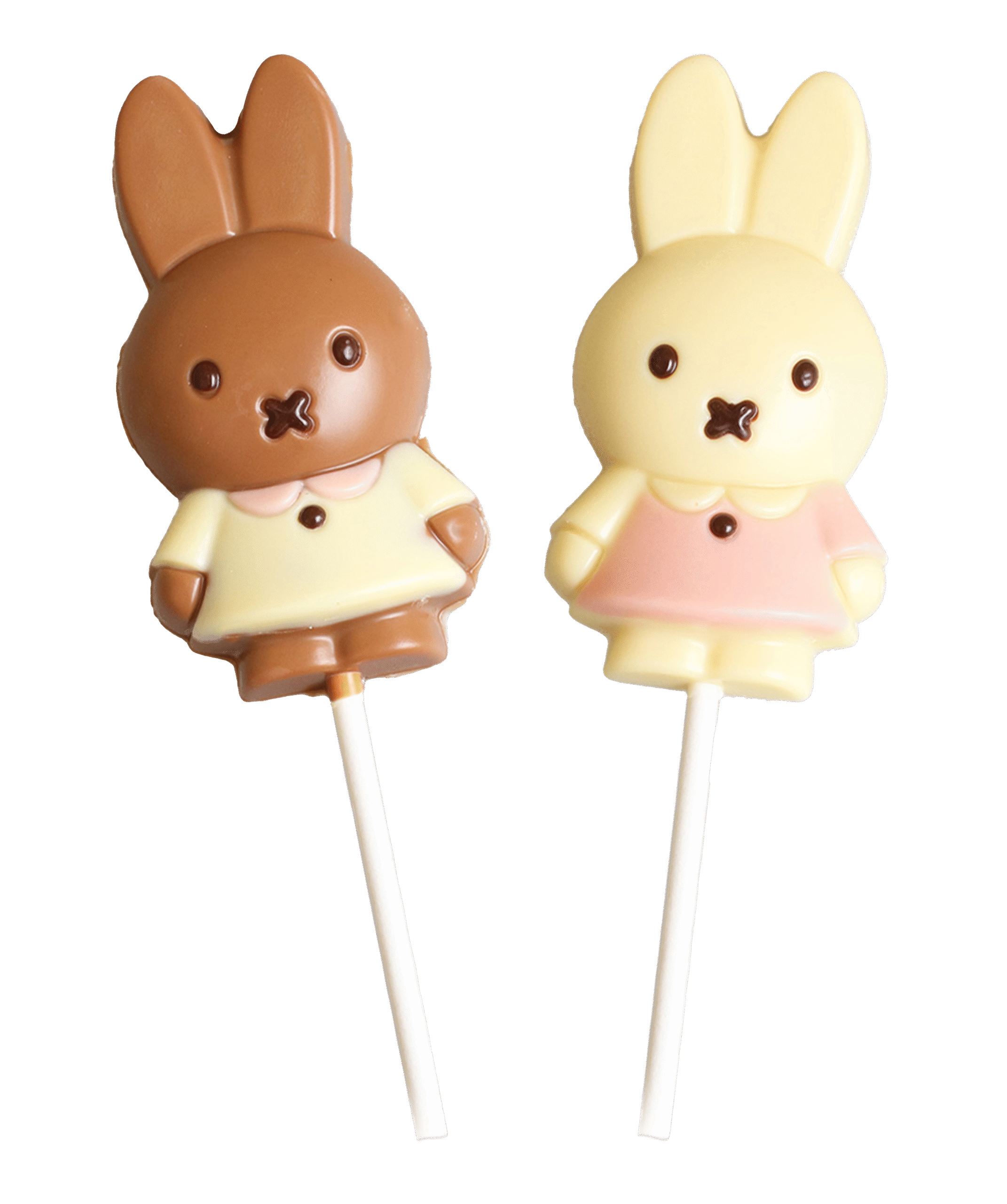 ”Miffy” Vit och Mjölkchokladklubba