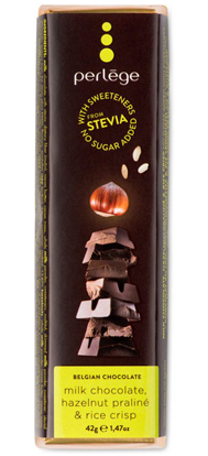 Mjölkchoklad med hasselnötspraliné och krisp